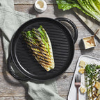 STAUB Pure Grill čuguna grilpanna 26 cm, melna