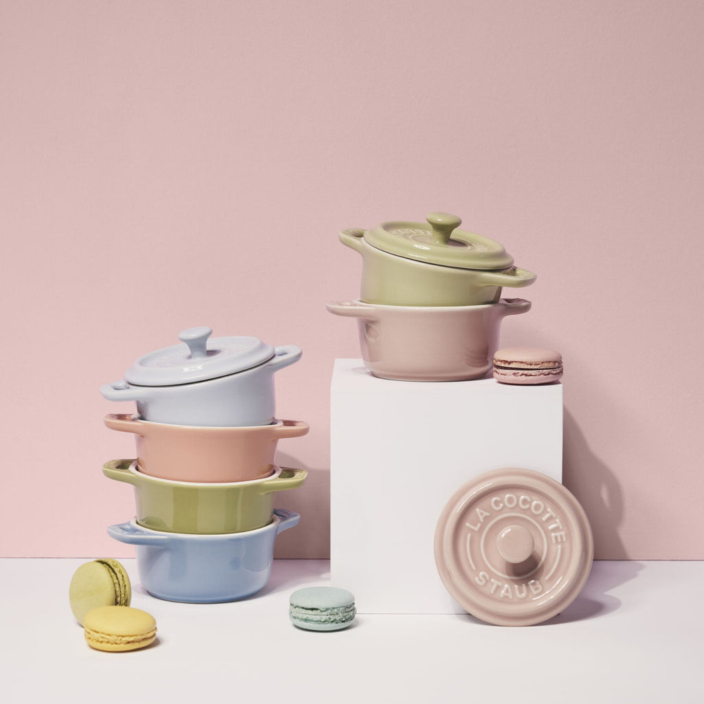 Mini kokotes STAUB Ceramique macaron 6gab. x 10 cm, 0.2L keramika