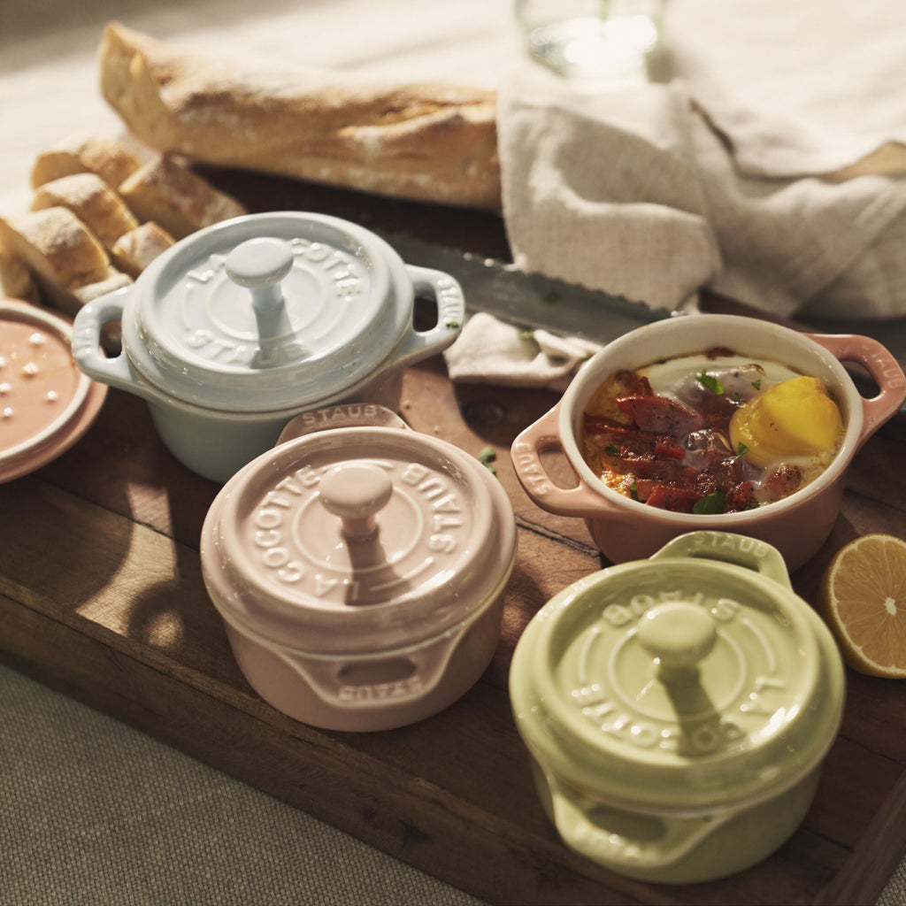 Mini kokotes STAUB Ceramique macaron 6gab. x 10 cm, 0.2L keramika
