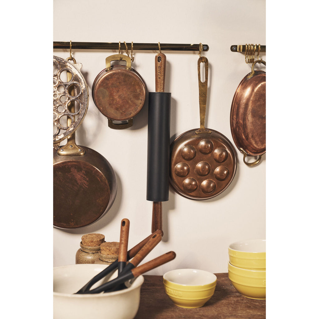 Staub mīklas rullis 45 cm, akācijas koks un silikons