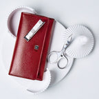 Manicure set in leather case ZWILLING TWINOX 5pcs., red