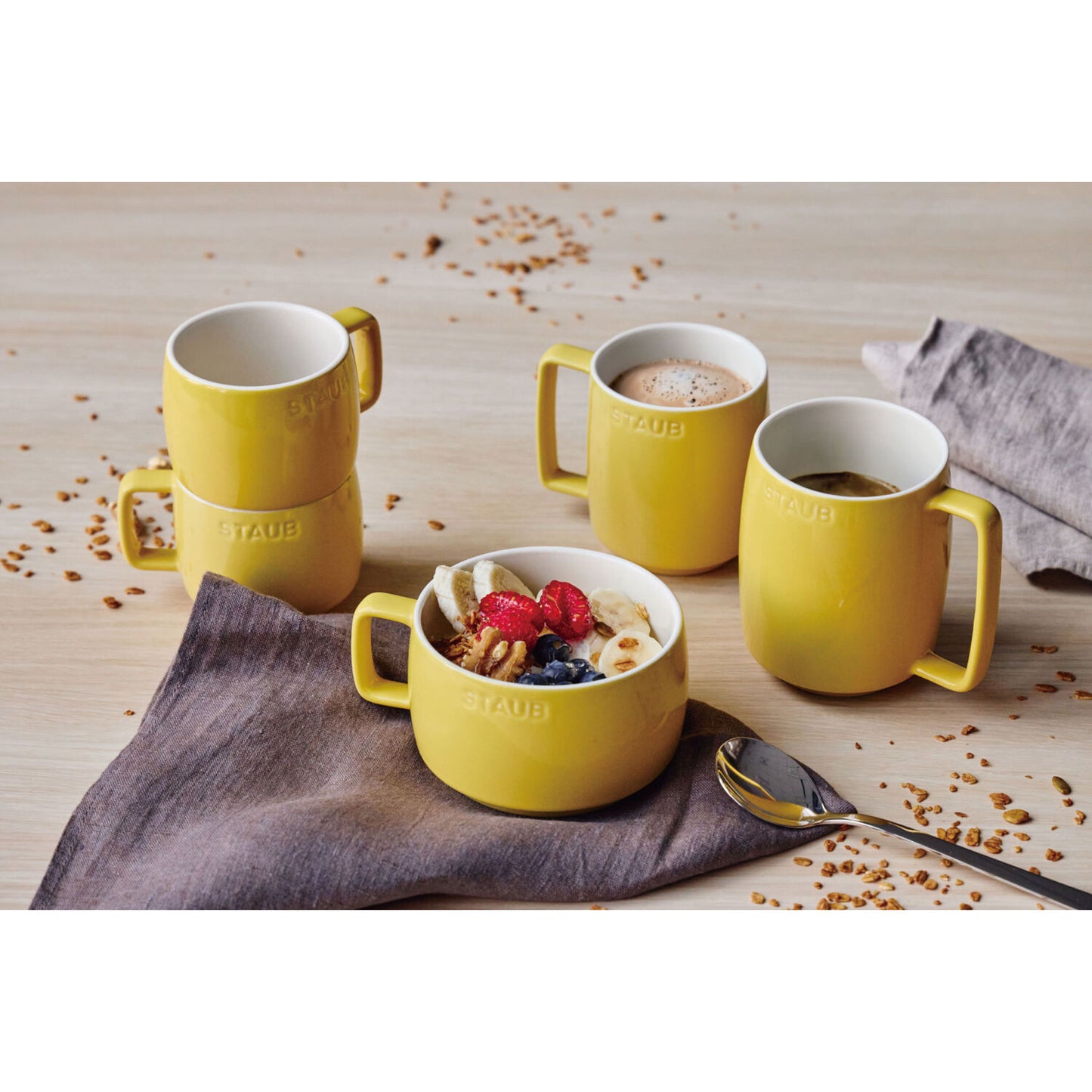 Keramikas krūze STAUB Ceramique 250ml, citronu dzeltena