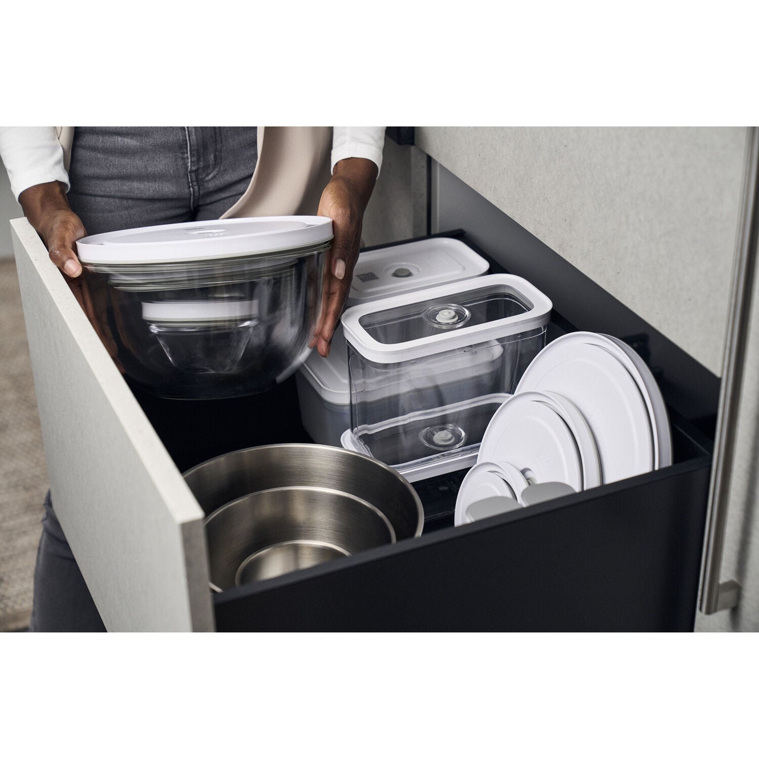 Stikla bļoda 12cm ar vakuuma vāku ZWILLING FRESH & SAVE Bowls S, 350ml