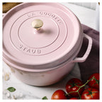 Emaljēts čuguna katls ar vāku 26cm Staub La Cocotte 5.2L rozā