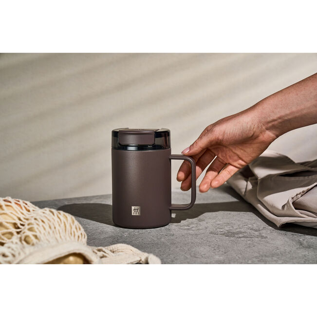 ZWILLING THERMO PLUS termokrūze 380 ml | Kafijas termokrūze ar vāciņu