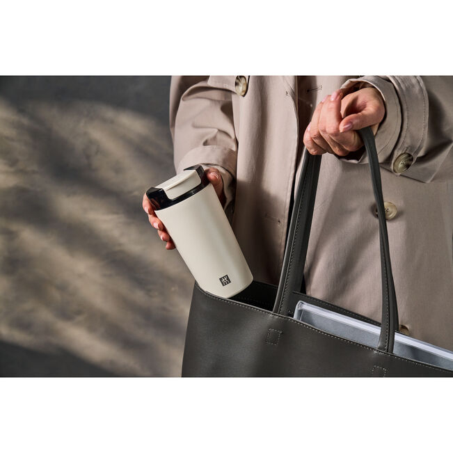 ZWILLING THERMO PLUS Coffee-to-Go termokrūze 480 ml krēmbalta