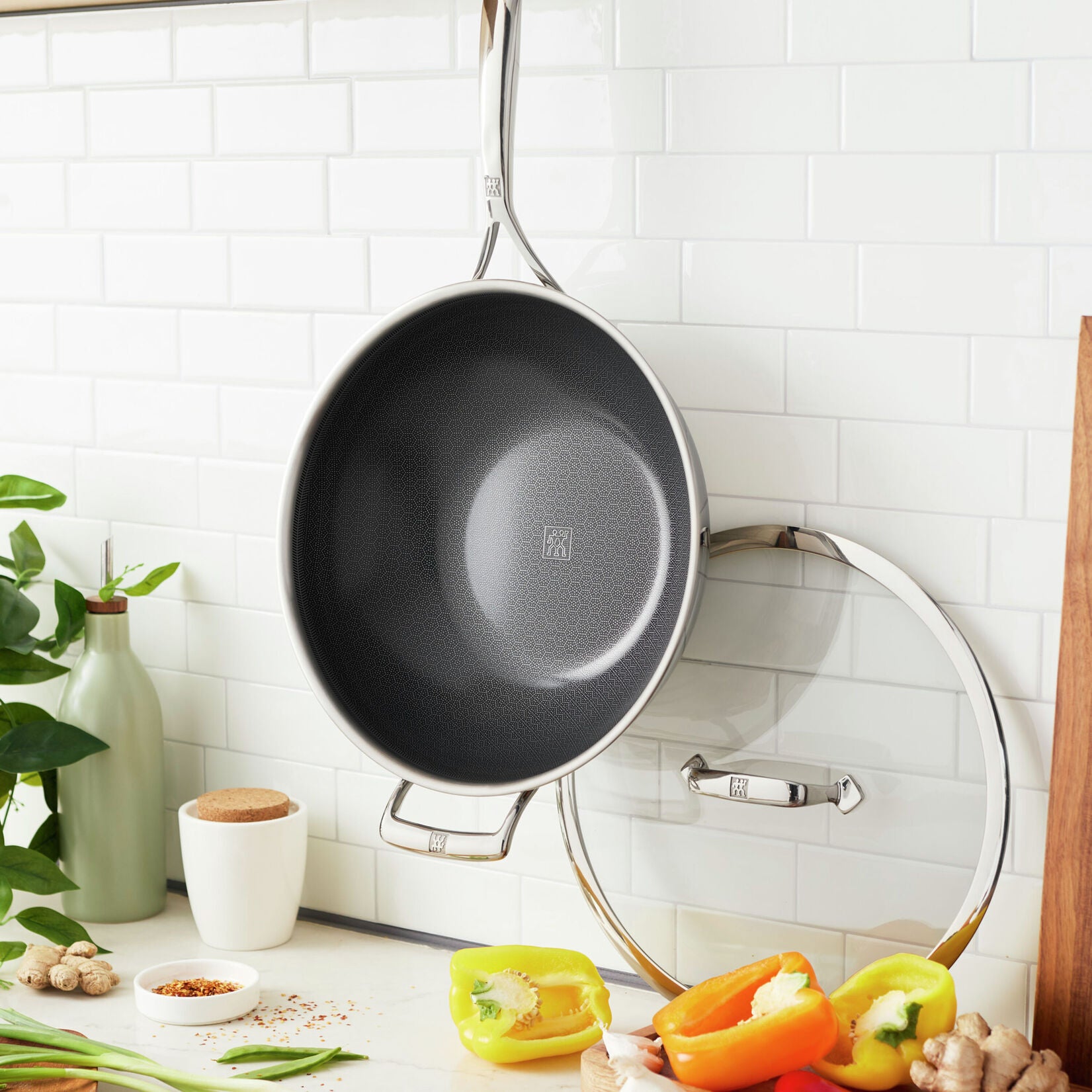 WOK panna ZWILLING Peak 30cm, ar vāku