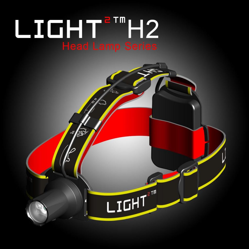 LED galvas lukturis LIGHT H2 XPE R2 200lm/9h/120m, 3XAAA