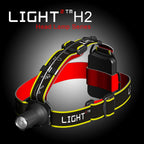 LED galvas lukturis LIGHT H2 XPE R2 200lm/9h/120m, 3XAAA