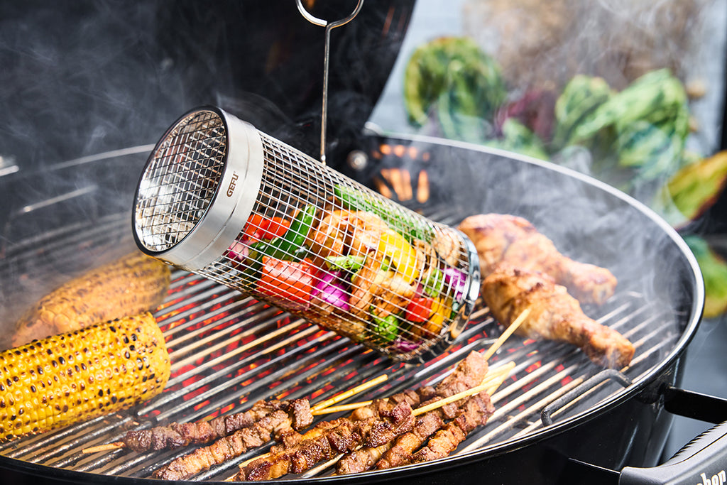 Grila grozs GEFU BBQ, cilindrisks 30cm