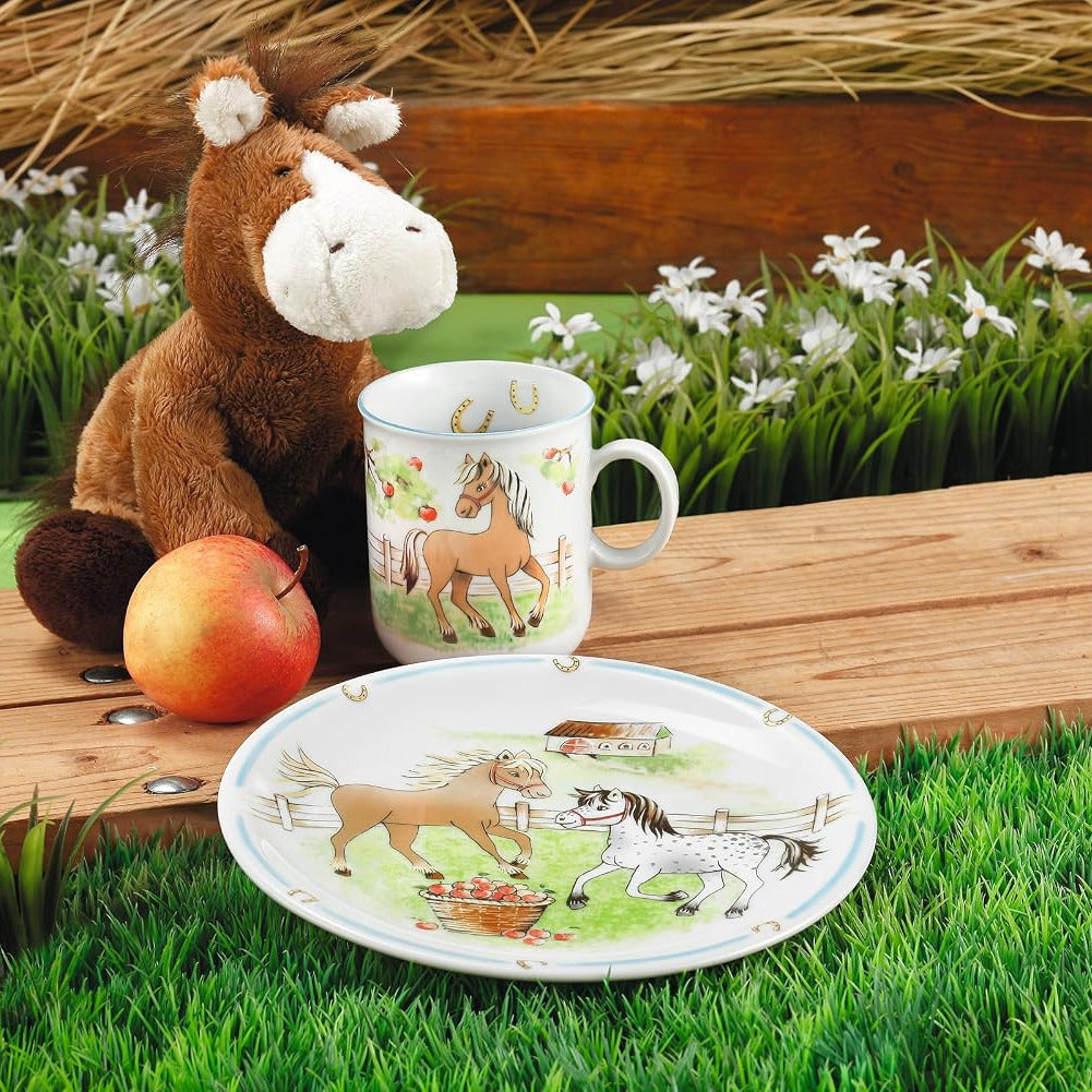 Porcelāna šķīvis 19cm Mans ponijs Seltmann Weiden Compact