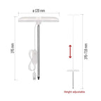 LED augu lampa ar taimeri un dimmeri, pilnspektra, 39 diodes, EMOS