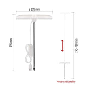 LED augu lampa ar taimeri un dimmeri, pilnspektra, 39 diodes, EMOS