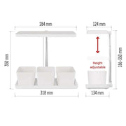 LED Plant Lamp with Timer and Dimmer, Full Spectrum, 30 Diodes 7W 300lm EMOS