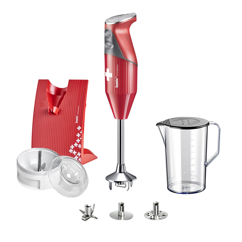 BAMIX Swissline M200 RED Cross blendera komplekts