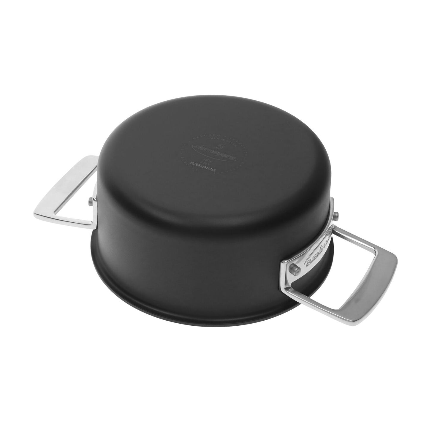 Nerūsējošā tērauda kalts 1.5L DEMEYERE Black 5 indukcijai 16cm