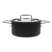 Nerūsējošā tērauda kalts 2.2L DEMEYERE Black 5 indukcijai 18cm