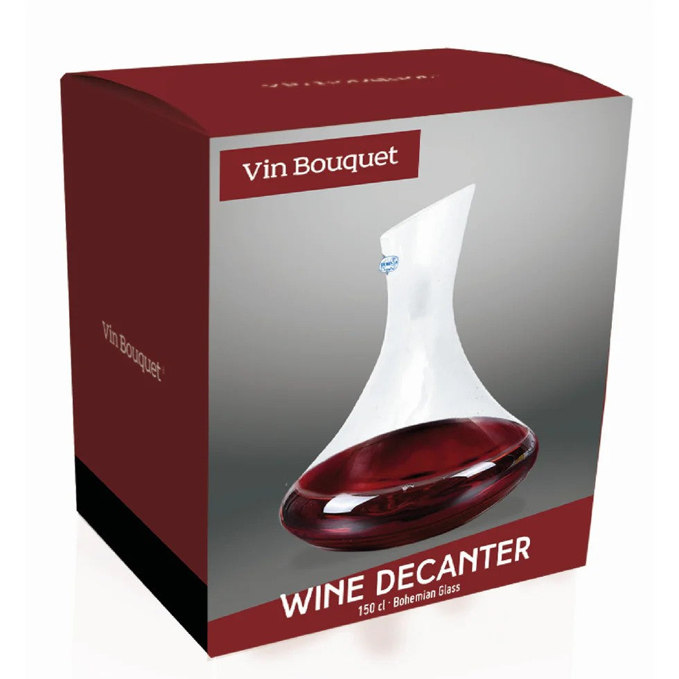 Vin Bouquet Bohemian Crystal Wine Decanter 1.5 L
