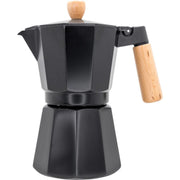 Indukcijas moka kafijas kanna melna | 6 tasītēm