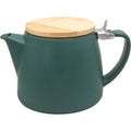 Nerthus porcelāna tējkanna ar sietiņu, 500 ml, zaļa