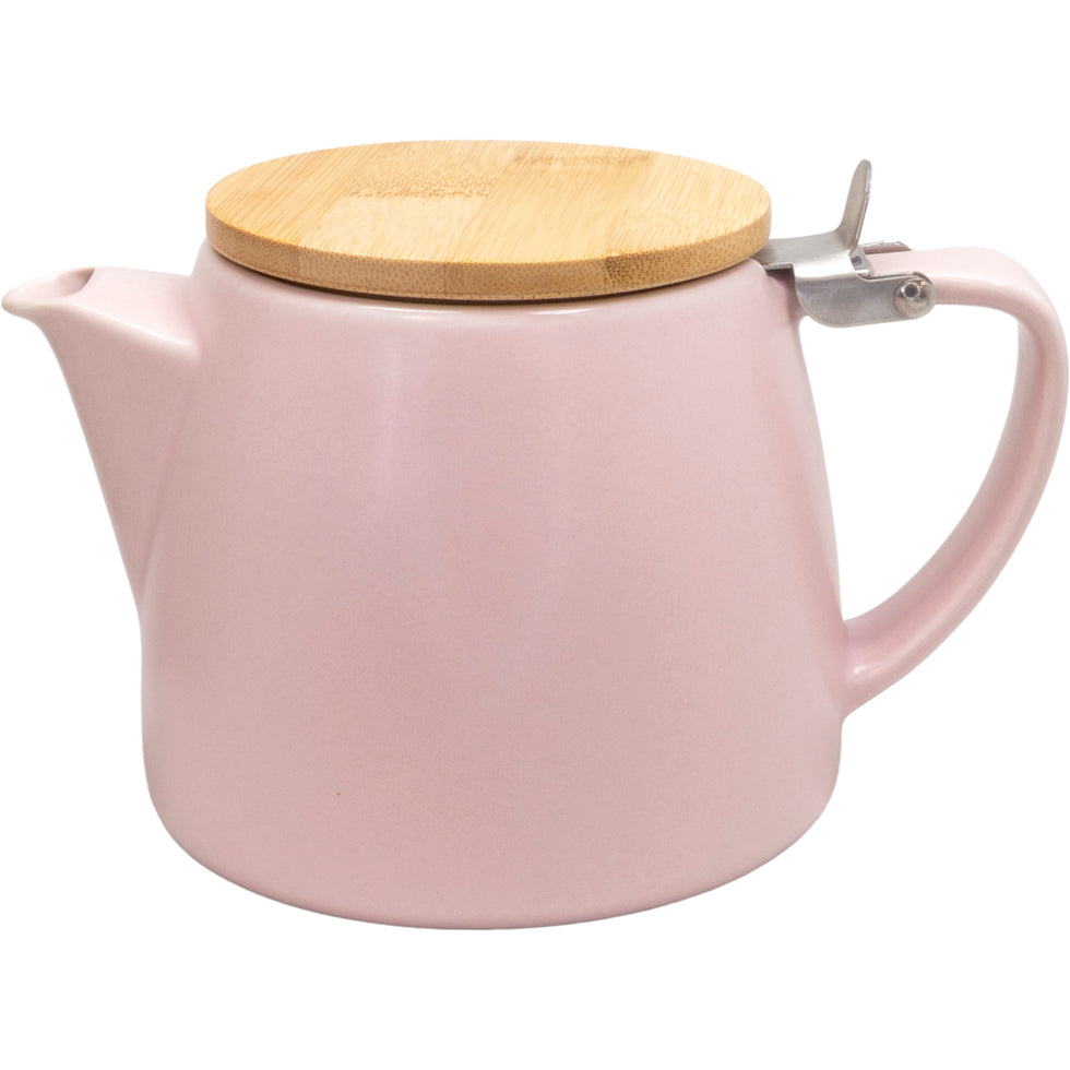 Nerthus porcelāna tējkanna ar sietiņu, 500 ml, rozā