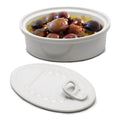 Nerthus porcelāna trauks uzkodām ar vāku