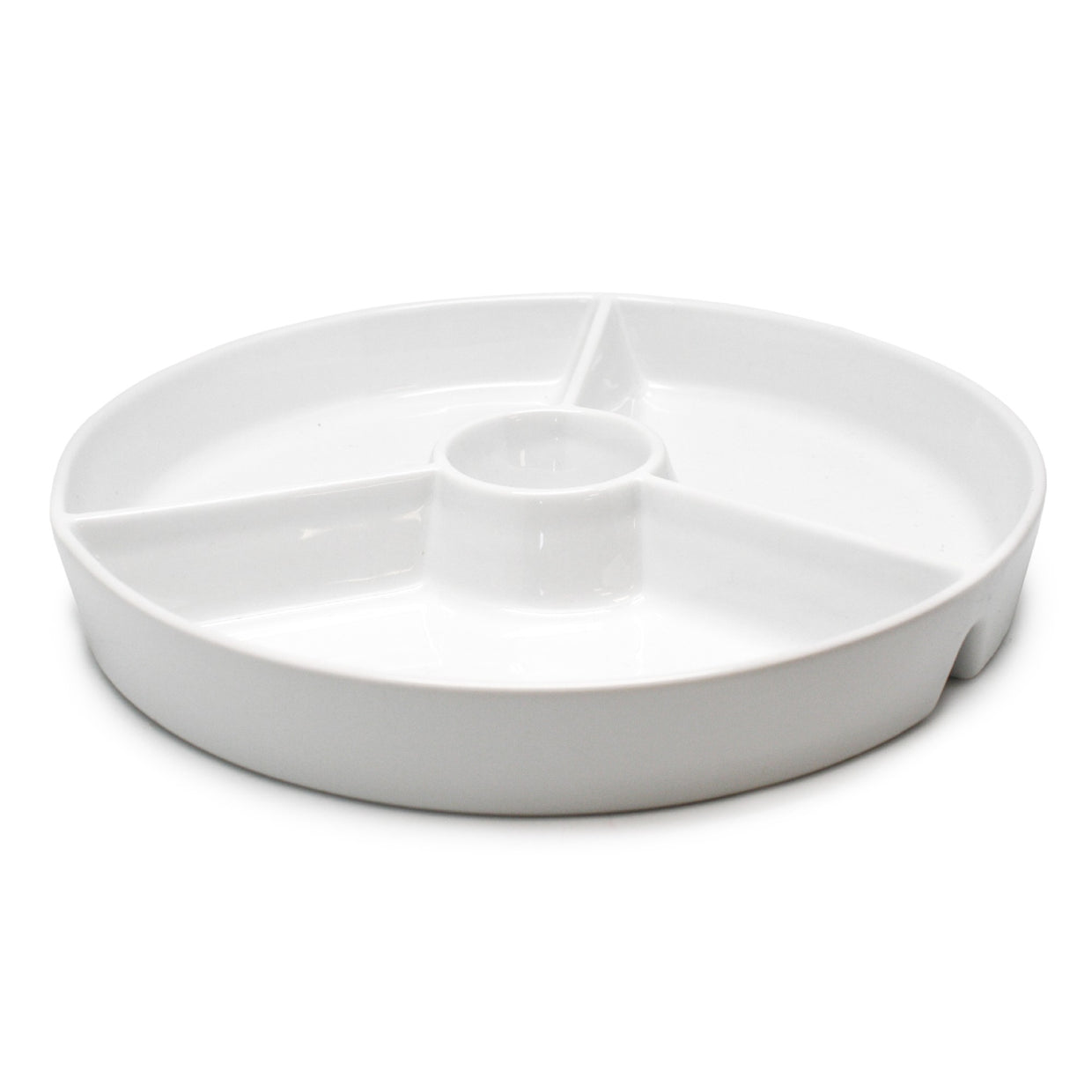 Nerthus apaļš porcelāna šķīvis uzkodām 18.5cm