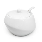 Nerthus porcelāna cukurtrauks ar vāku un karotīti