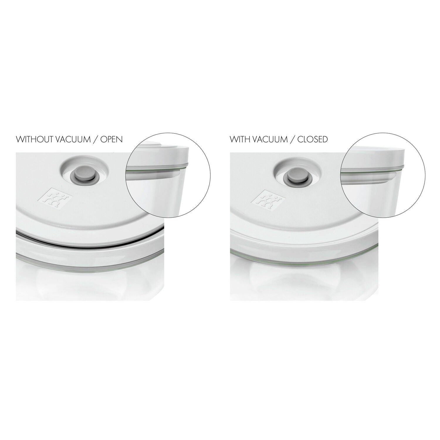 Vakuuma bļodu komplekts ZWILLING FRESH & SAVE Bowls S / M / L, nerūsējošā tērauda