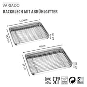 Universālā paplāte ar noteces restīti GEFU VARIADO, 31,5 cm