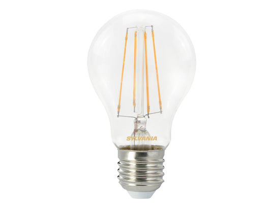 LED spuldze Sylvania GLS A60 filamenta Clear E27 7W 806lm 4000K
