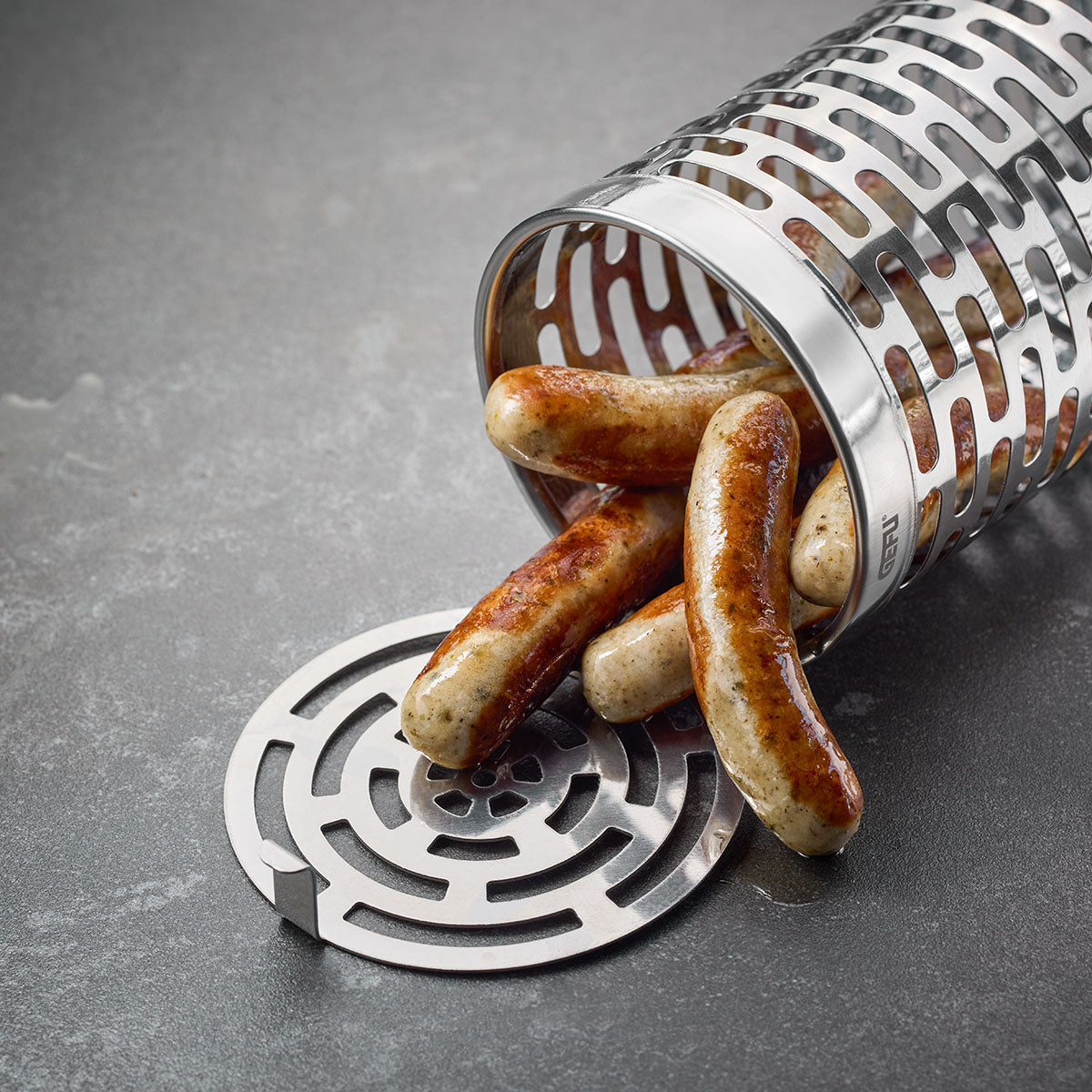 Rotējošais grila grozs GEFU Deluxe BBQ, 30,5 cm