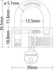 Piekaramā atslēga 30mm Stanley misiņa S742-045