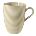 Porcelain mugs Seltmann Weiden Beat Color Glaze 350ml, 6 pcs., beige