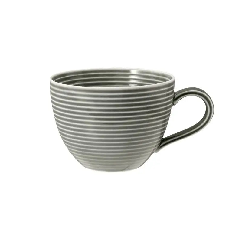 Porcelāna kafijas tases Seltmann Weiden Beat Color Glaze 350ml, 6 gab., pērļu pelēkas