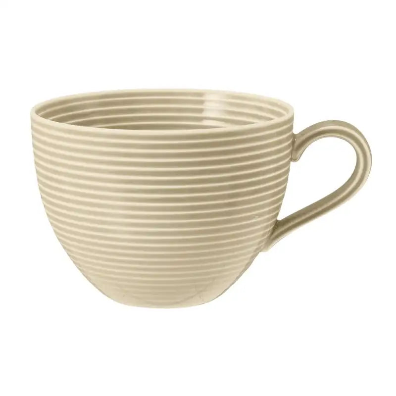Porcelāna kafijas tases Seltmann Weiden Beat Color Glaze 350ml, 6 gab., smilškrāsas