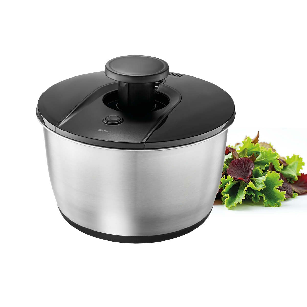 Salātu žāvētājs ar metāla bļodu GEFU Push It,  5l