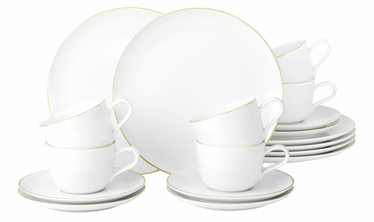 Coffee set Seltmann Weiden Liberty Gold Line for 6 persons, 18pcs.