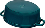 STAUB LA COCOTTE oval cast iron pot 6.7 l La Mer | Enameled