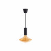 LED griestu lampa Sylvania Pendant Black 1650mm + Sylcone retro GA200 4.5W