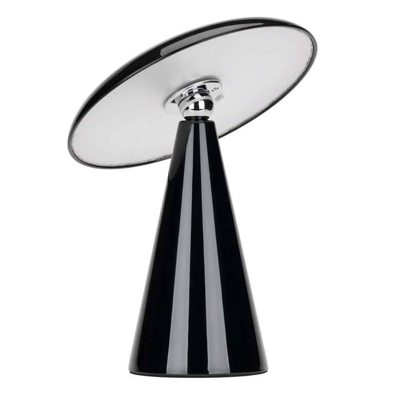 Rituali Domestici Lucilla K99 lampa – eleganta melamīna dizaina melna galda lampa