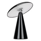 Rituali Domestici Lucilla K99 lampa – eleganta melamīna dizaina melna galda lampa