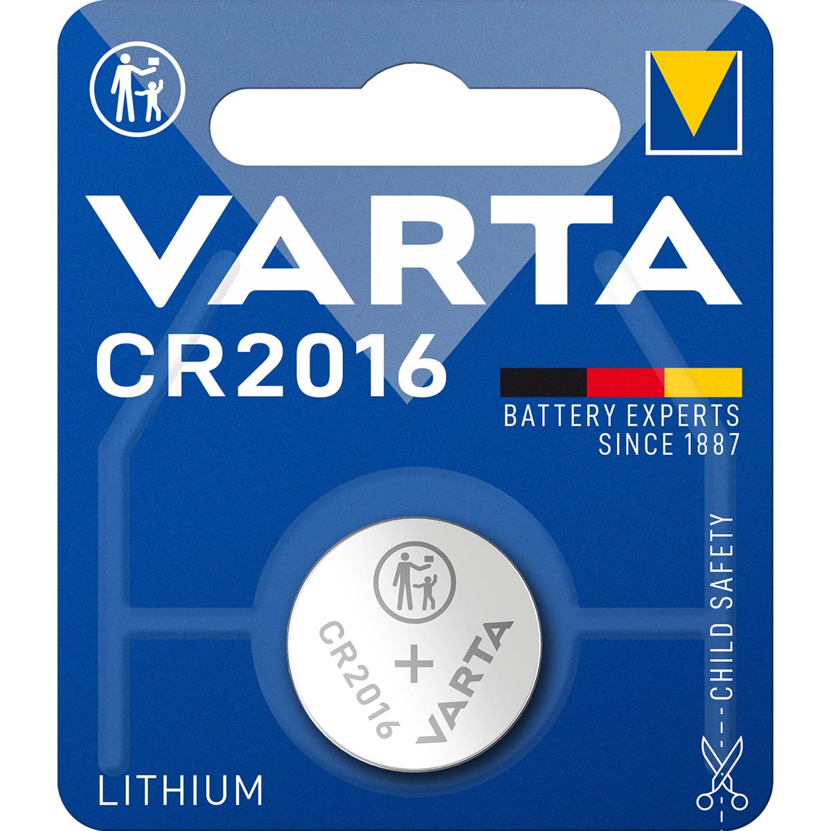Litija baterija-tablete VARTA CR2016 3V