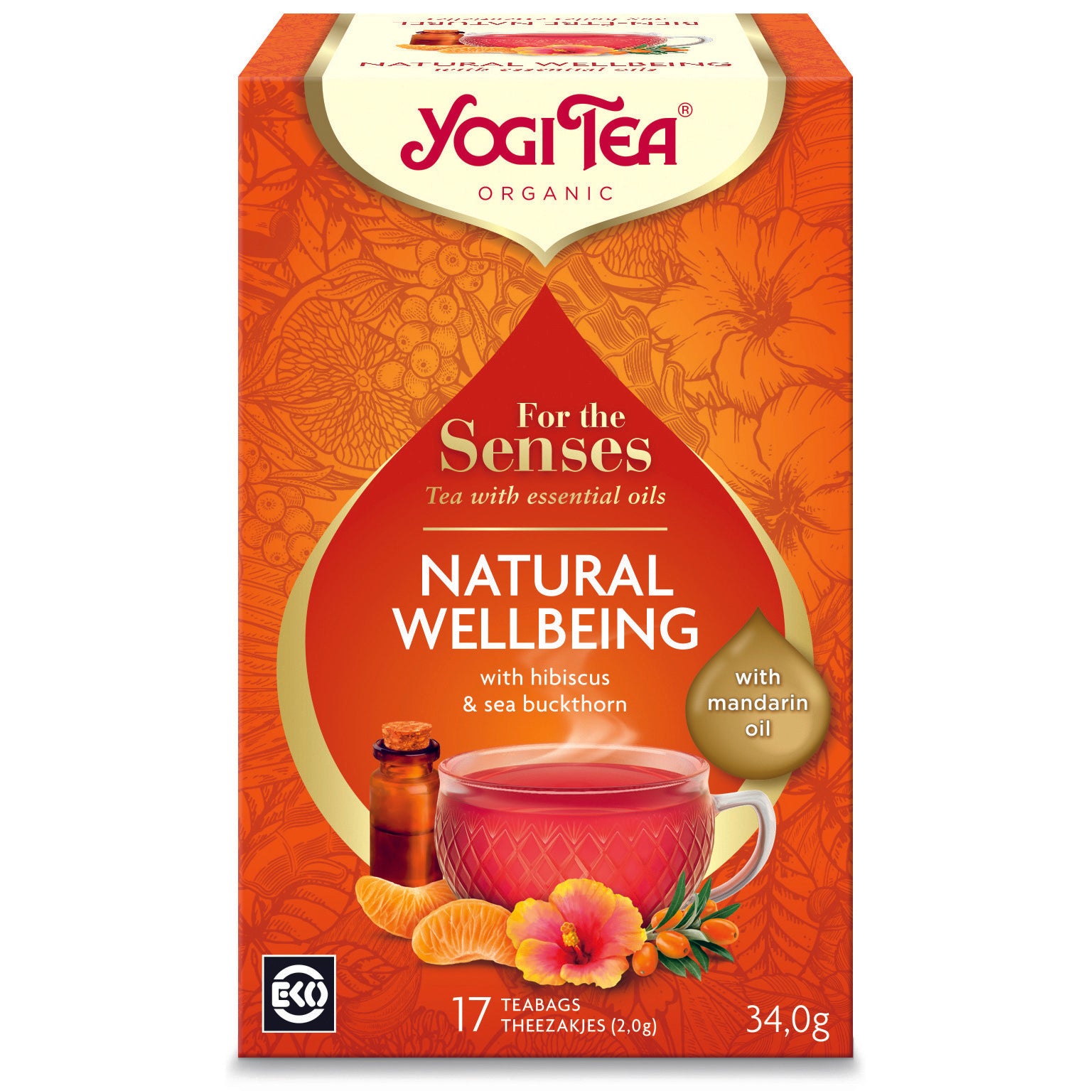 BIO tēja labsajūtai Yogi Tea For the Senses Natural Wellbeing