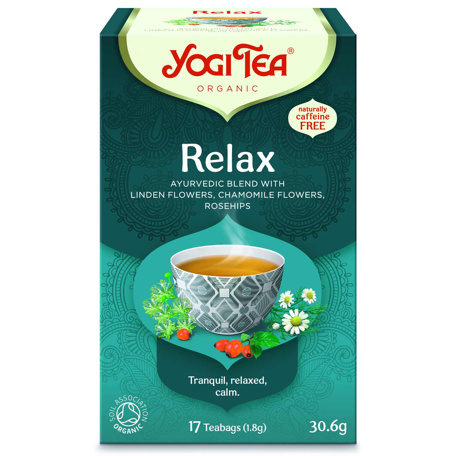 BIO nomierinošā tēja Yogi Tea Relax