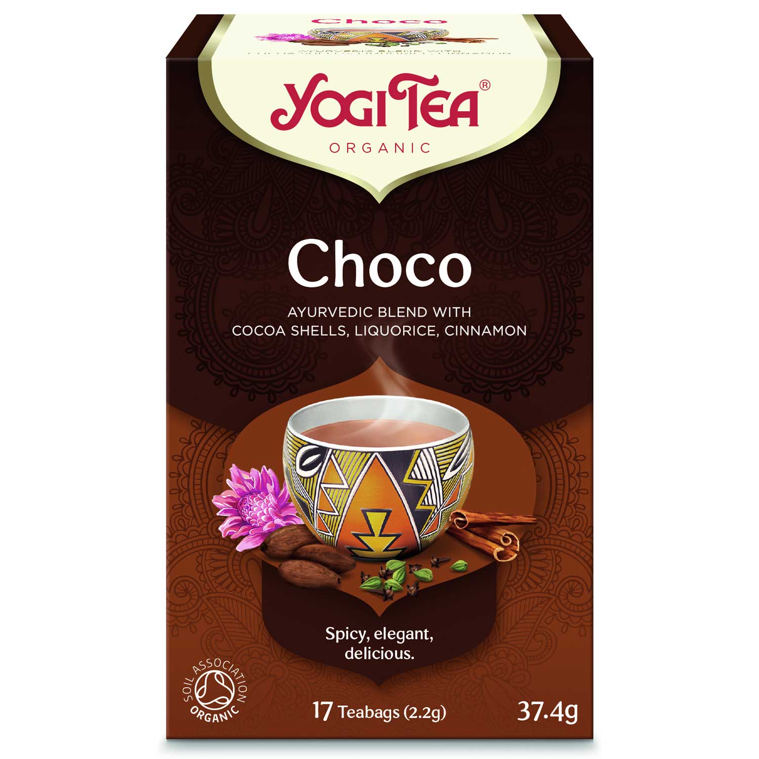 BIO šokolādes tēja Yogi Tea Choco 17 tējas maisiņi