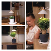 LED full-spectrum grow light with timer, 21 diode, 7W 450lm EMOS