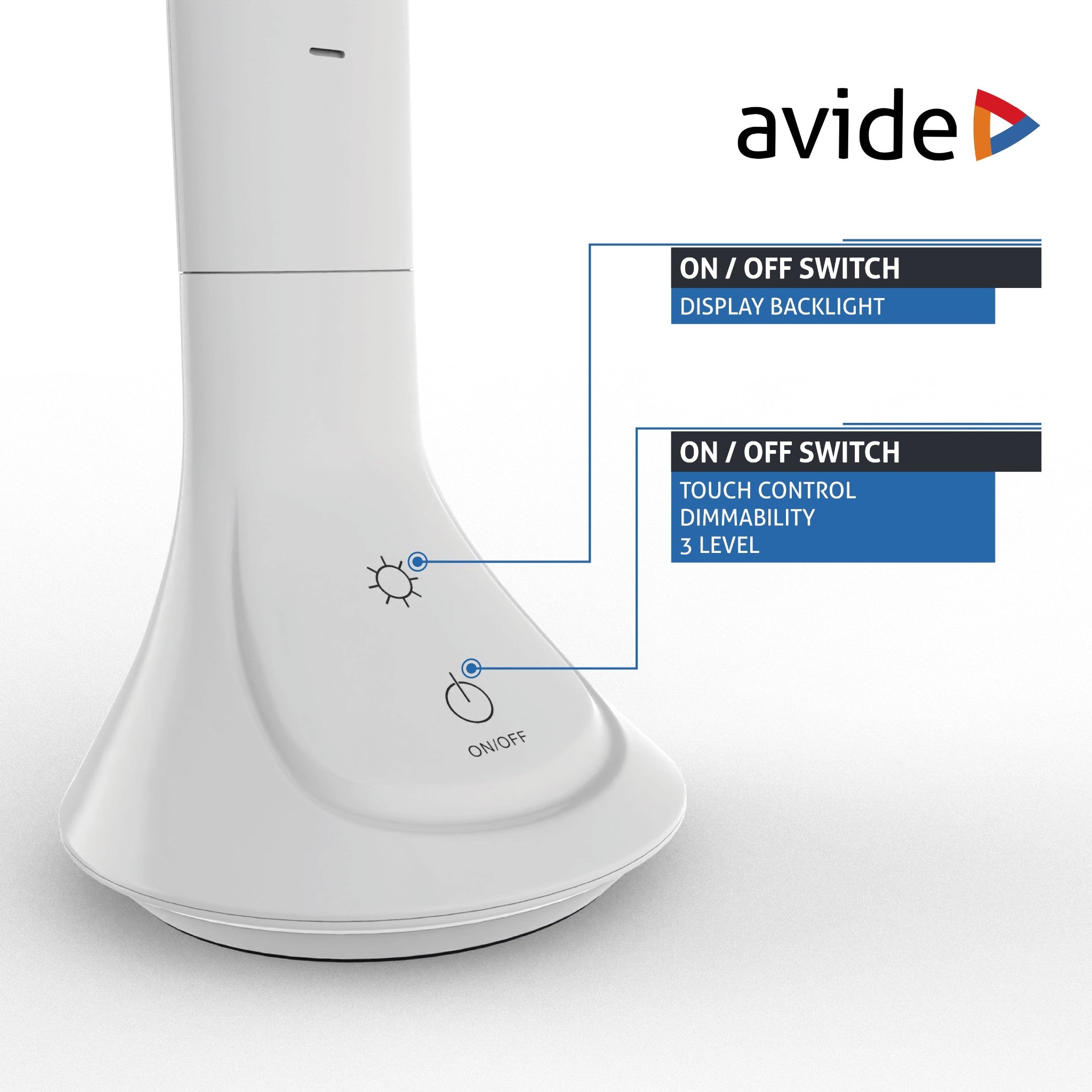 LED galda lampa-kalendārs AVIDE uzlādējama 5W 4000K