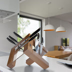 Artelegno Grand Prix magnētiskais nažu bloks | dižskābardis un plexiglass
