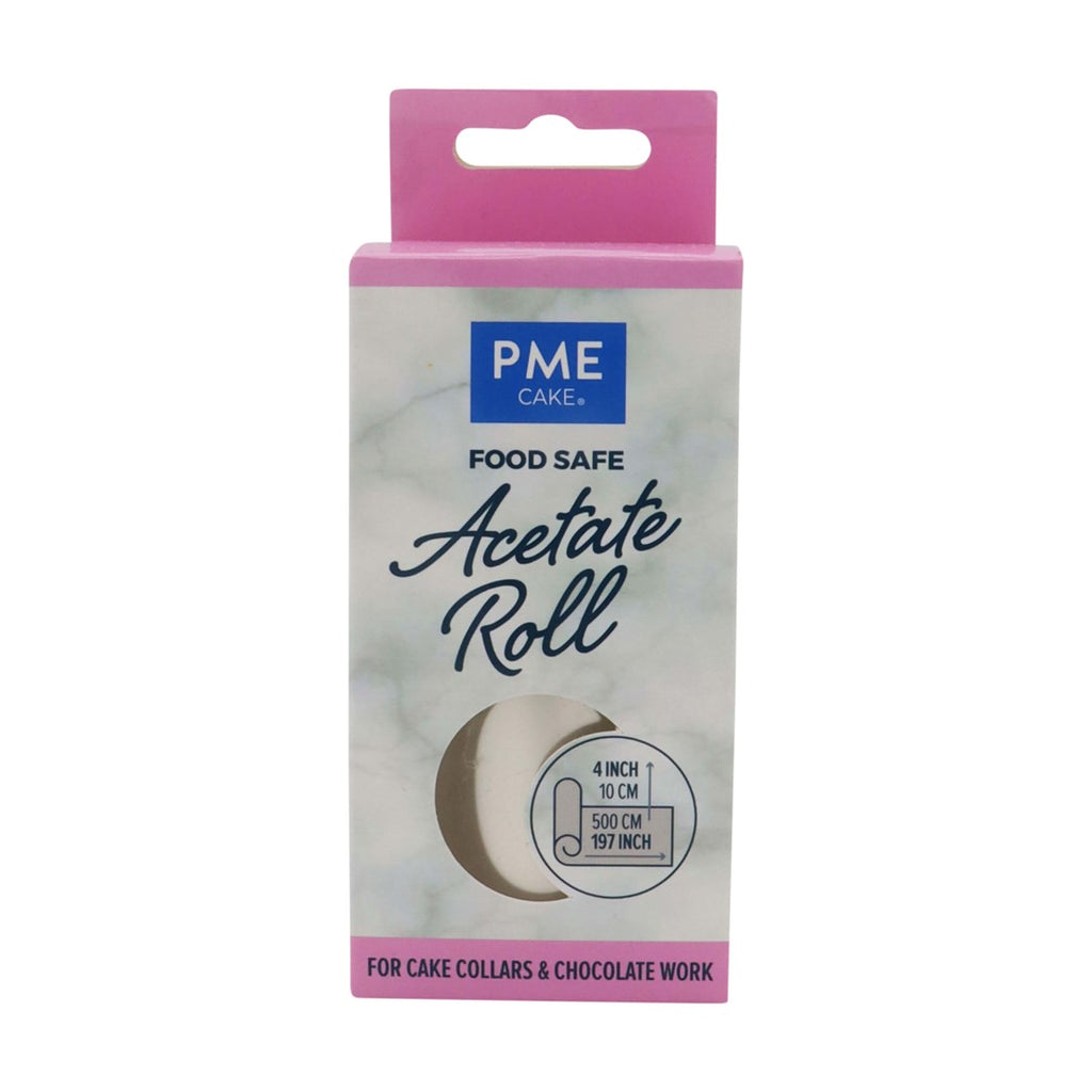 Acetāta folijas lente kūkām PME Cake 10cm x 5m